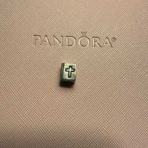 Pandora Bible charm preowned sterling silver